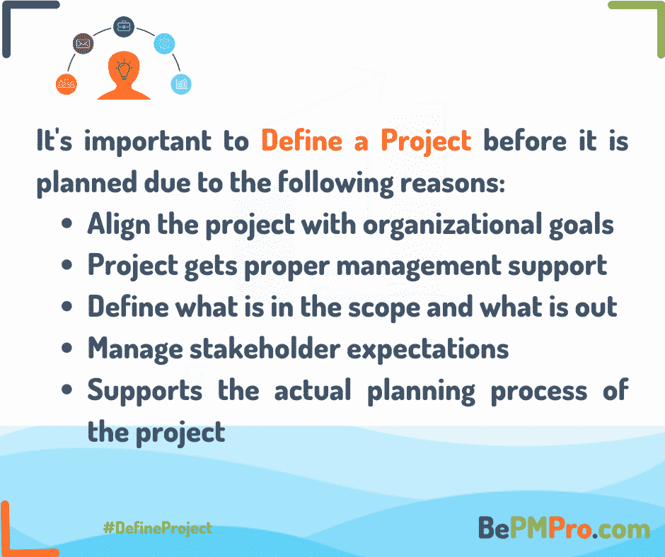 Defining a Project