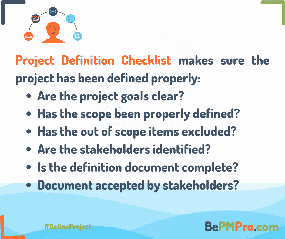 Project Definition Checklist
