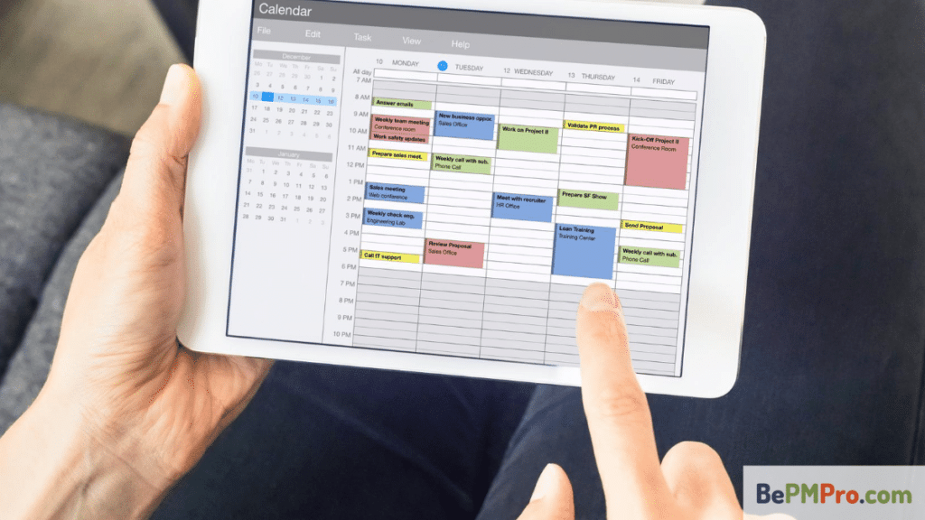 Managing a Project schedule