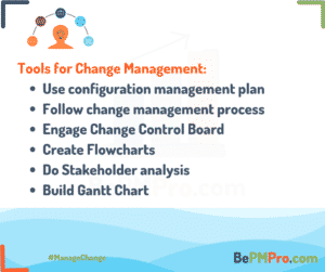 Tools for change management including using change process, change control board, flowcharts, stakeholder analysis etc. – Vb50s28reJZC4mXI70O2