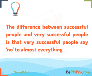 The difference between successful people and very successful people is that very successful people say ‘no’ to almost everything. Warren Buffett #Motivation – q6bQXJ3PxuY4ylXTWTBt