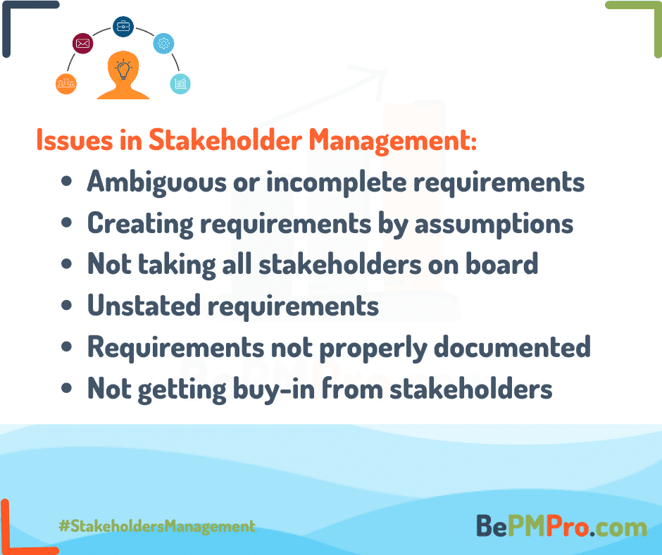 What situations can cause issues in stakeholder management? – 23cASRm7LWiByWvr1rLm