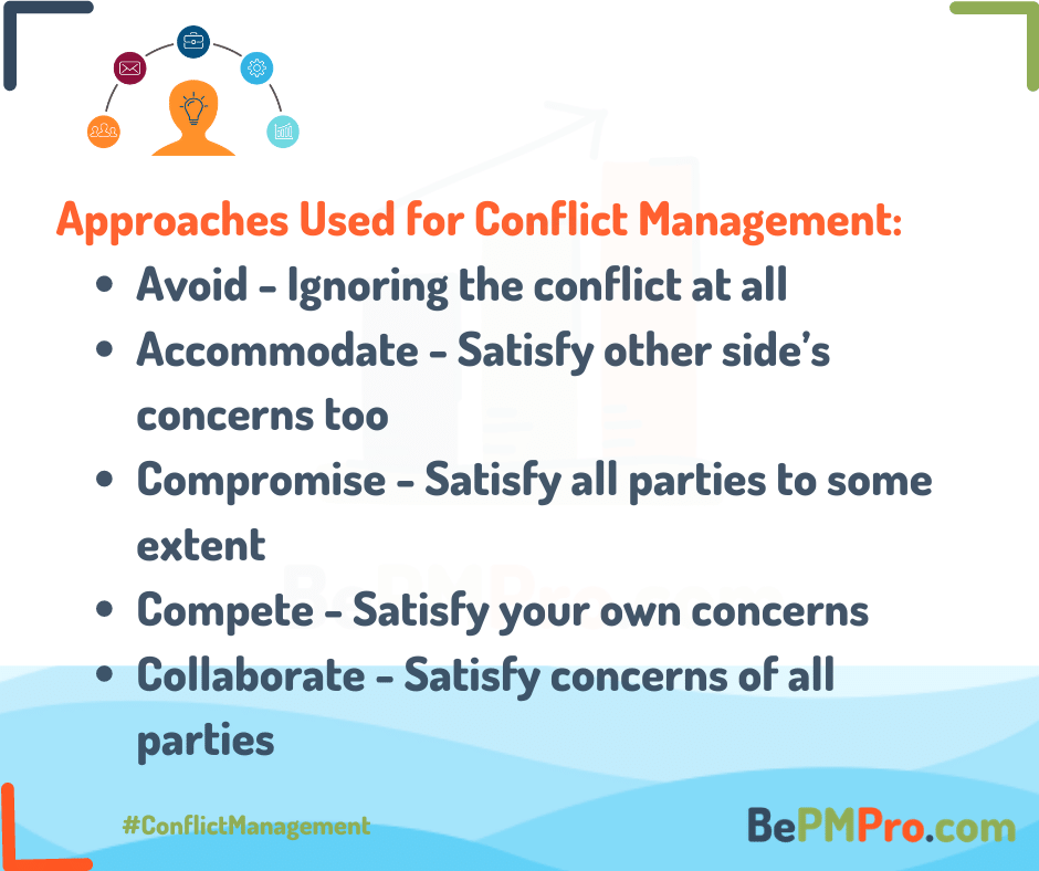 What are different approaches used for conflict management? – 59QcOWc9AhXpLpLKe9QB