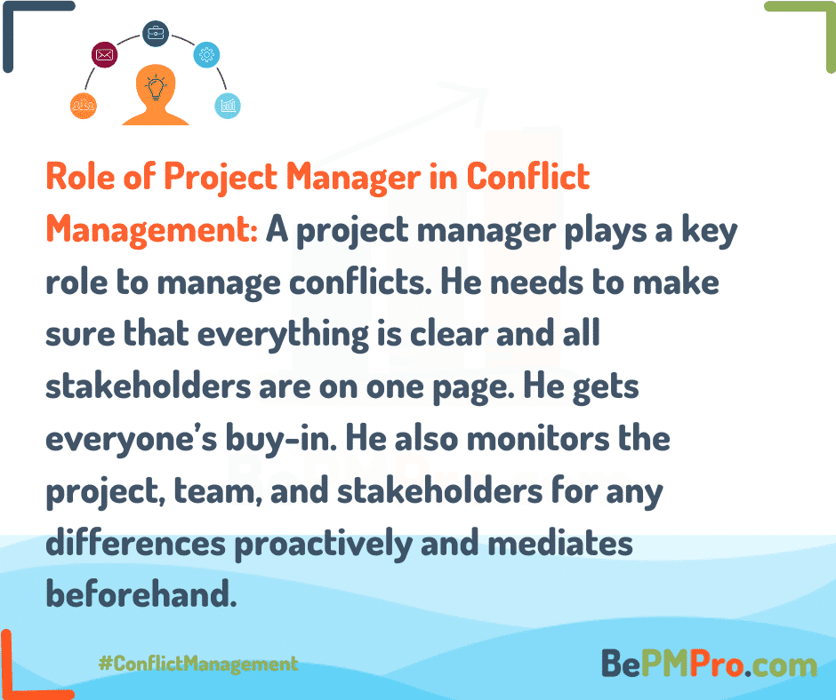 What role a project manager plays in conflict management? – IG9aPHCCI1WeSdNurLHC