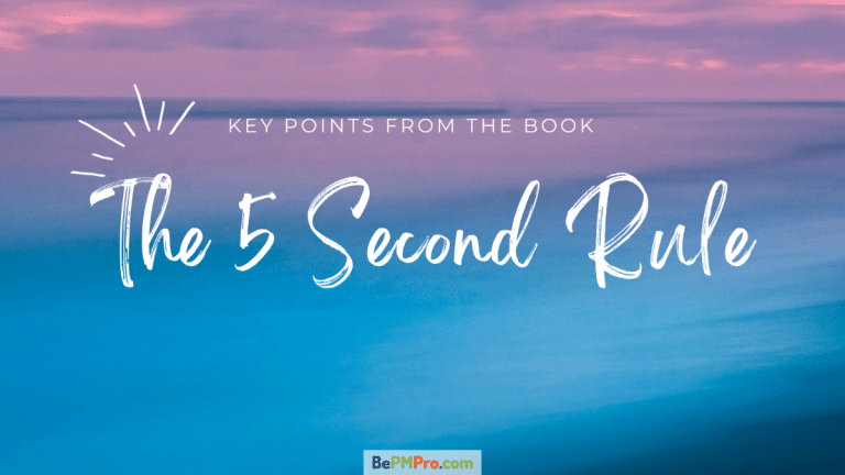 The 5 Second Rule Book Summary in 20 Strong Key Points
